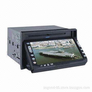 Car DVD Player with Motorized 6.5-inch TFT Touch Screen LCD Panel